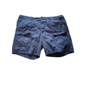 The‎ Foundry Cargo Shorts Mens Size 54 (54x9.5)  Blue Cotton/Spandex